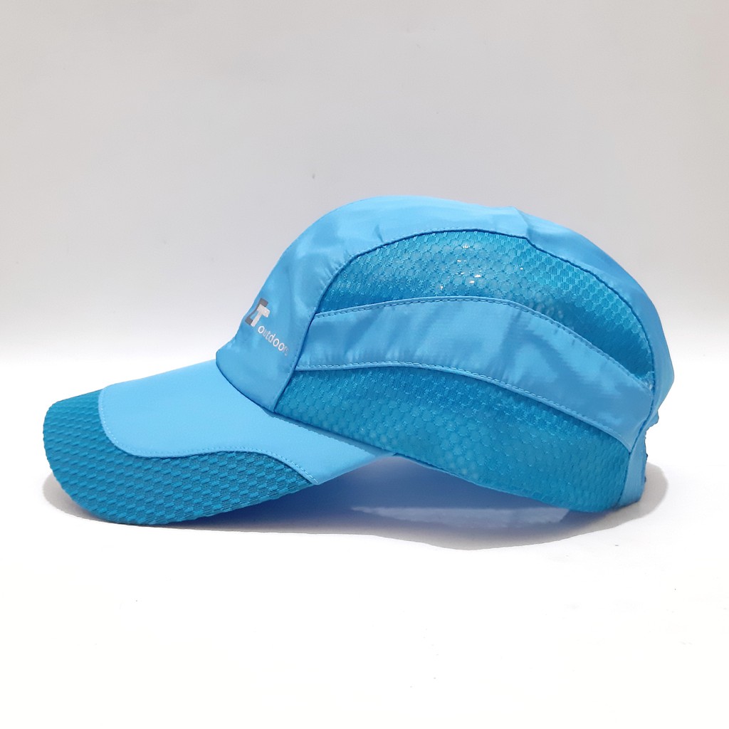 Topi running Topi olahraga Topi Outdoor Import premium - Light Blue