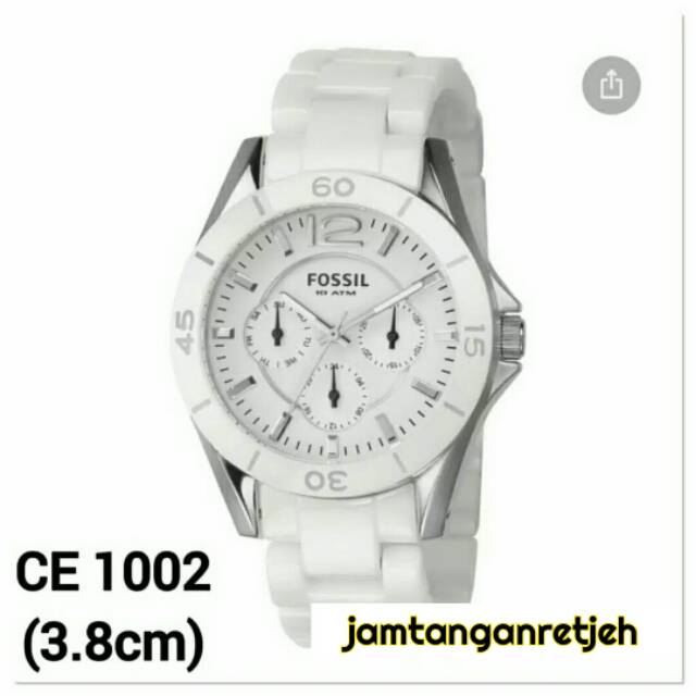 jam tangan wanita fossil CE1002 keramik