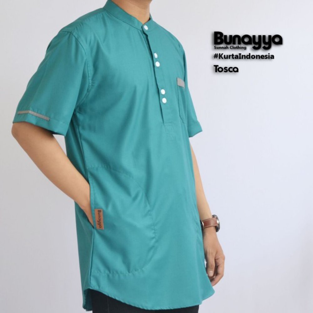 Jual Baju Koko Pria Kurta indonesia Bunayya - Tosca



