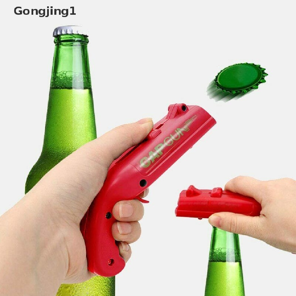 Gongjing1 Alat Pembuka Botol / Kaleng / Bir Bentuk Pistol Portable
