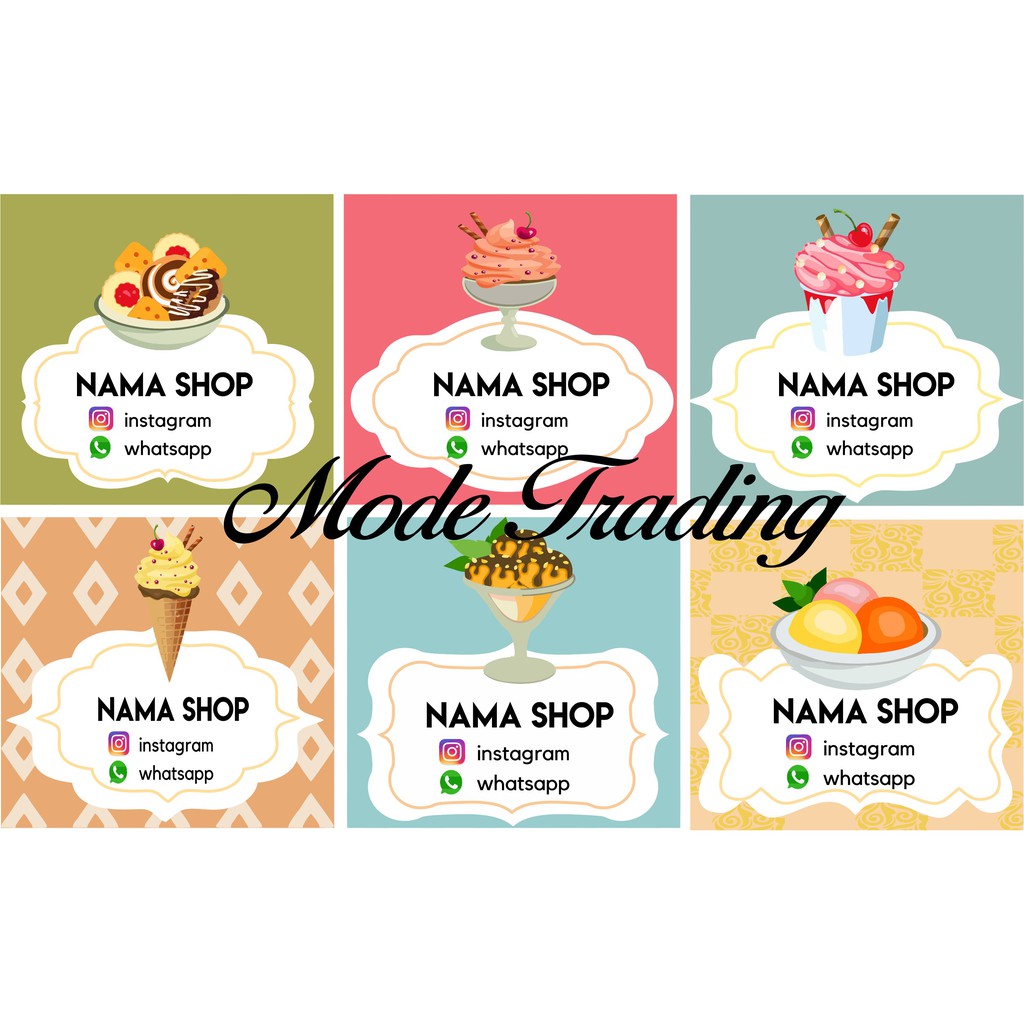 

STIKER MURAH / STICKER MURAH / LABEL KEMASAN MAKANAN MANIS