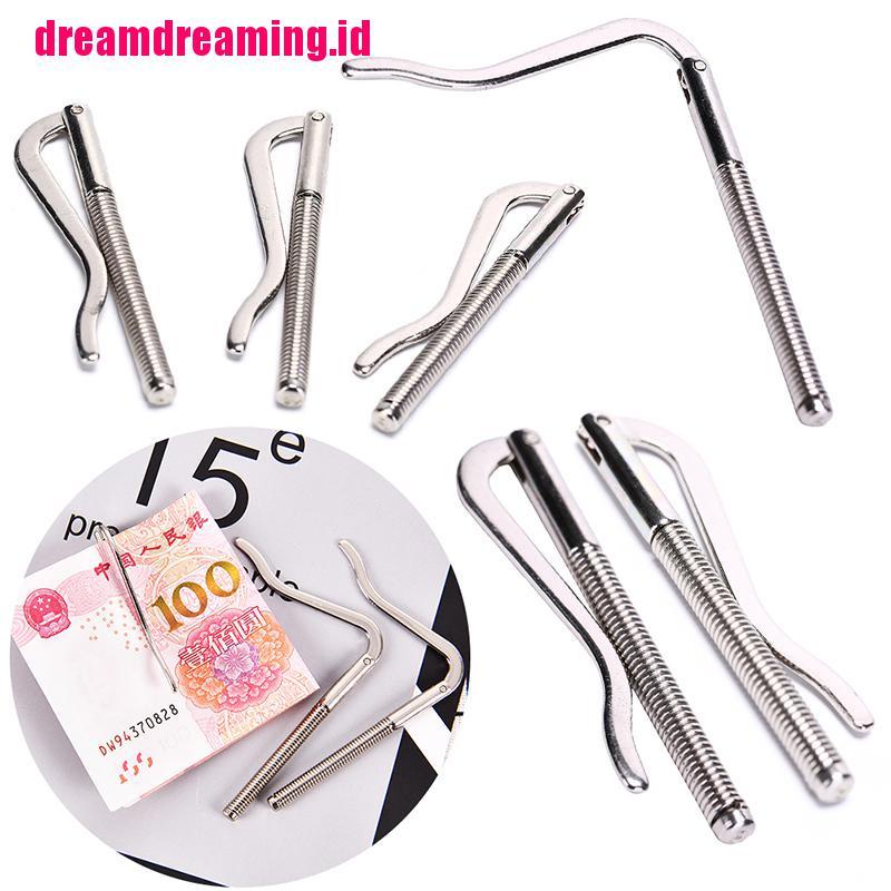 (dreamdreaming.id) Klip Penjepit Uang Bahan stainless steel Untuk Saku