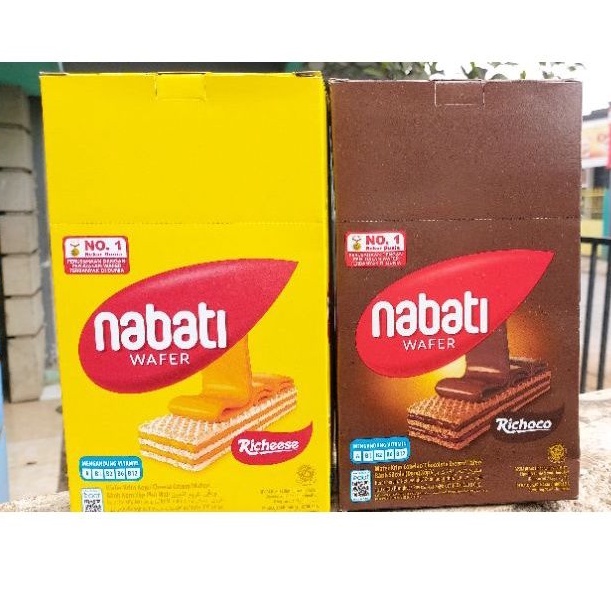 

Nabati Wafer BOX 7,5 gr isi 20 Bungkus