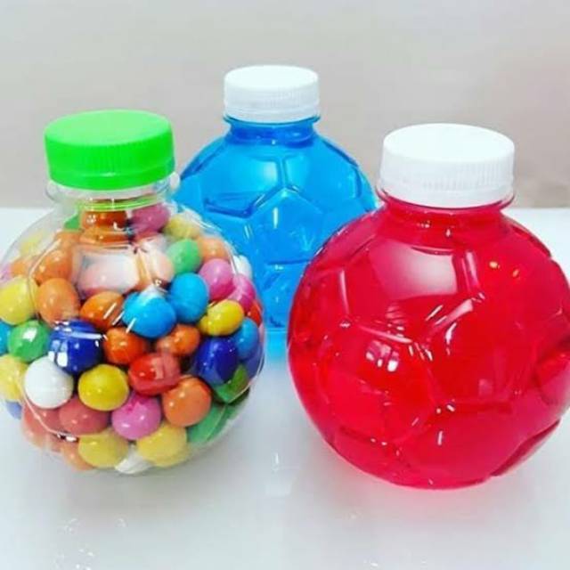 Botol Bola Kosong 250ml Segel | Wadah Kosong Minuman Sabun Gel Handsanitizer Permen | Putar Ulir