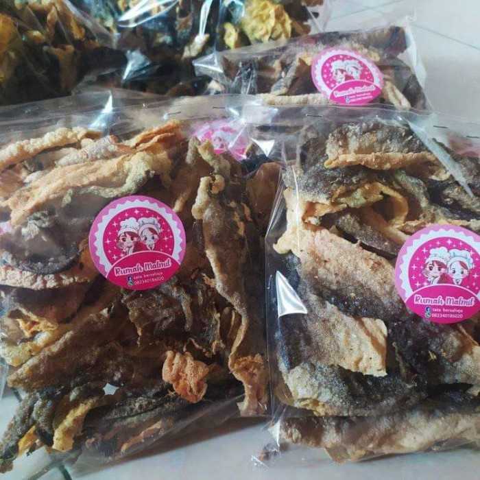 

NEW kerupuk kulit salmon matang rambak premium renyah original 100 gr - original, 100 gram