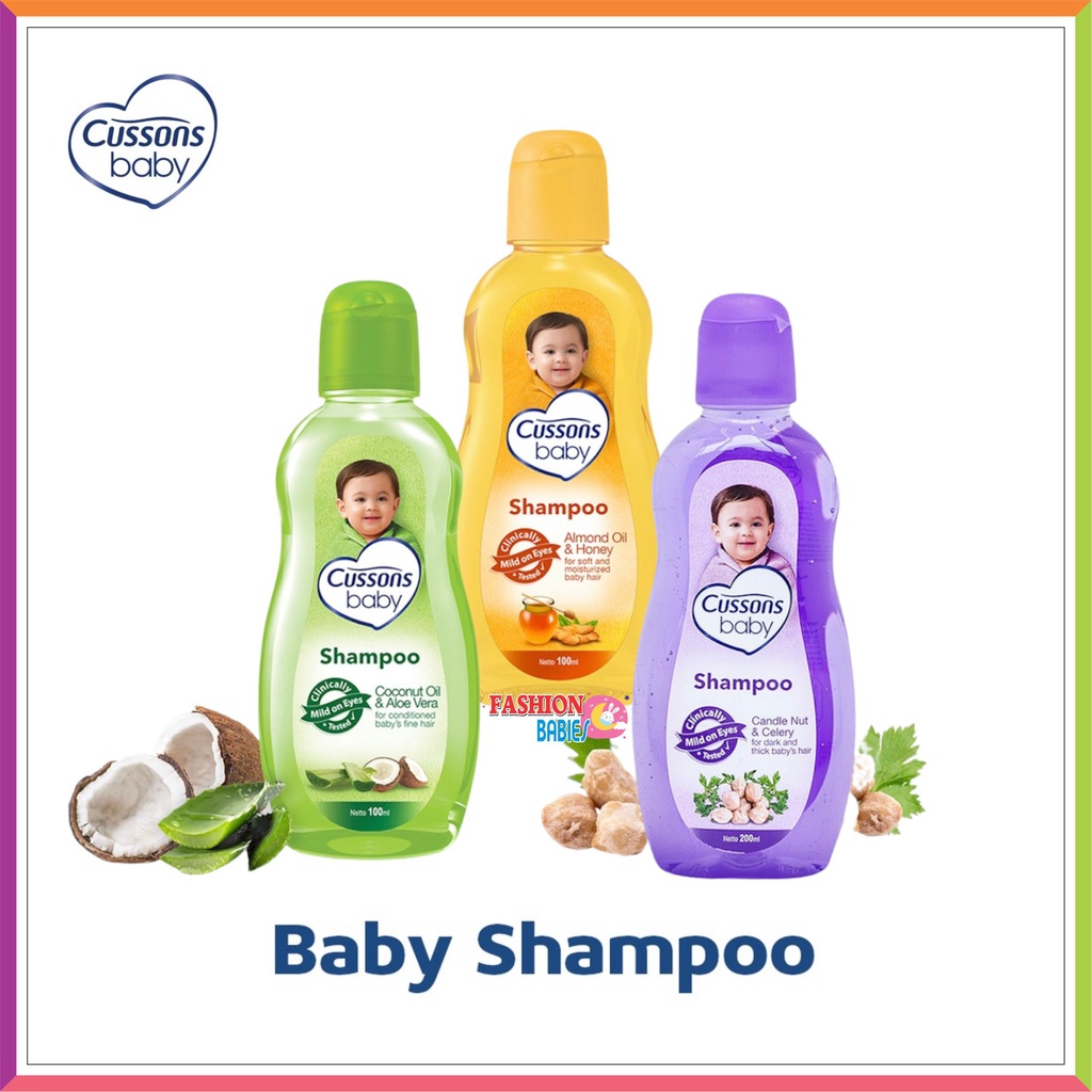 CUSSONS BABY SHAMPOO 100 ML 200 ML / SABUN KERAMAS BAYI