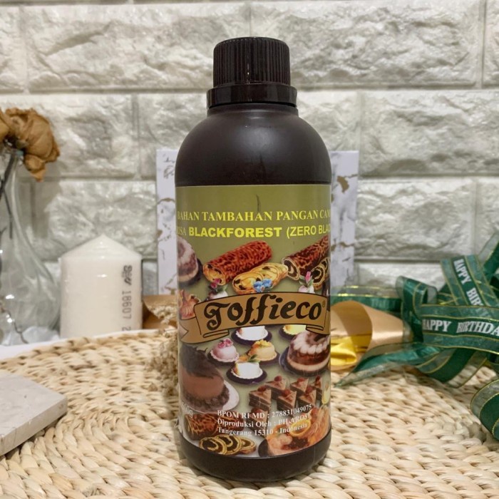 

PERISA KUE DAN MAKANAN NON ALKOHOL TOFFIECO ZERO BLACKFOREST 500 GR