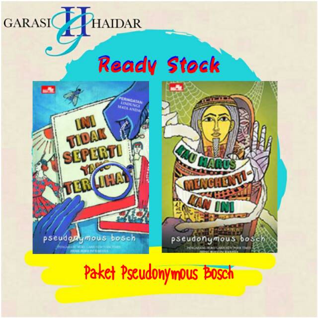 ORIGINAL Paket Judul Buku Ini Rahasia - Pseudonymous Bosch