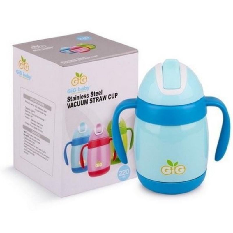 GIG BABY STAINLESS STEEL VACUUM STRAW CUP
