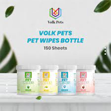 VOLK PETS EYE &amp; EAR WIPES FOR TEAR STAIN 150 PCS