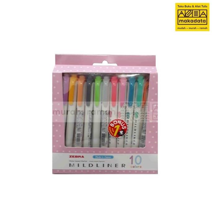 

yang dicari@@@@] SET MILDLINER | MIDLINER ZEBRA 10 WARNA PASTEL FREE 1 MURAH