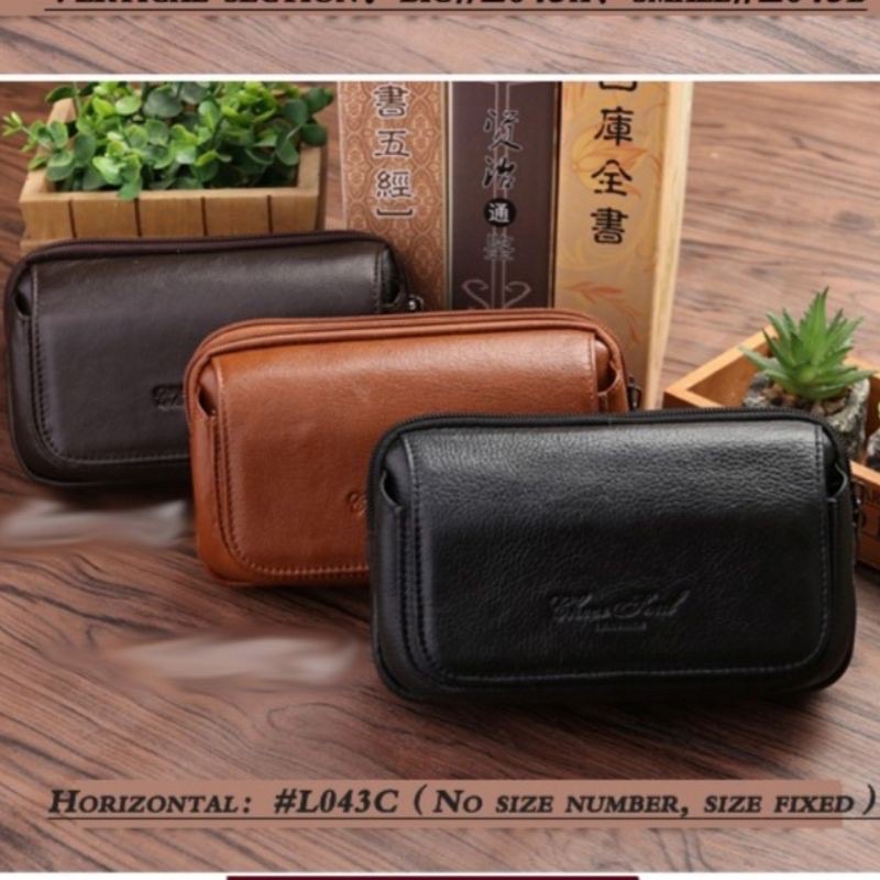 Dompet Hp Import 2 Ruang Lebar 17cm - Tempat Hp di Ikat Pinggang