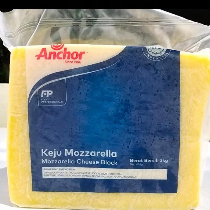 

Bogor - Keju Mozarella Anchor blok 2kg