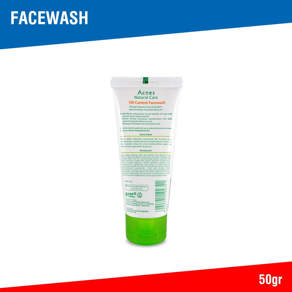 Acnes Oil Control Face Wash 50gr