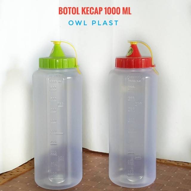Botol Saus / Kecap / Minyak Ukuran 1 Liter | Shopee Indonesia