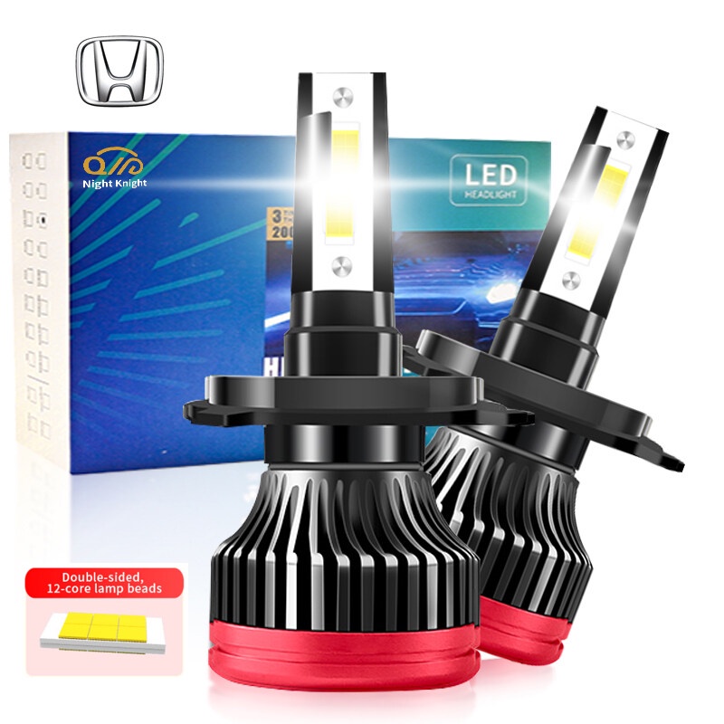 2pcs Lampu Depan Led H4 6000k Warna Putih Untuk Honda City (Tmo) 5th Genyear 2008-2014