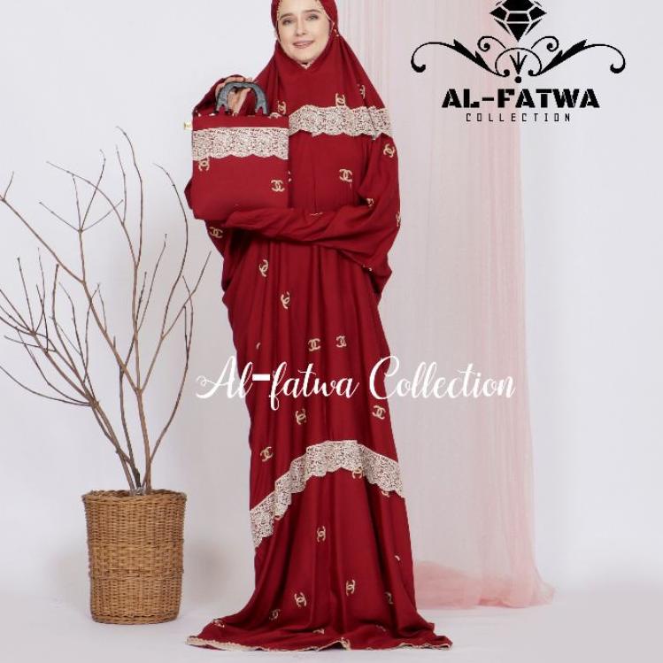 Mukena Terusan / Mukena Terusan Dewasa / Mukena Terusan Syanela / Mukena Bordir Dewasa /Mukena Mewah