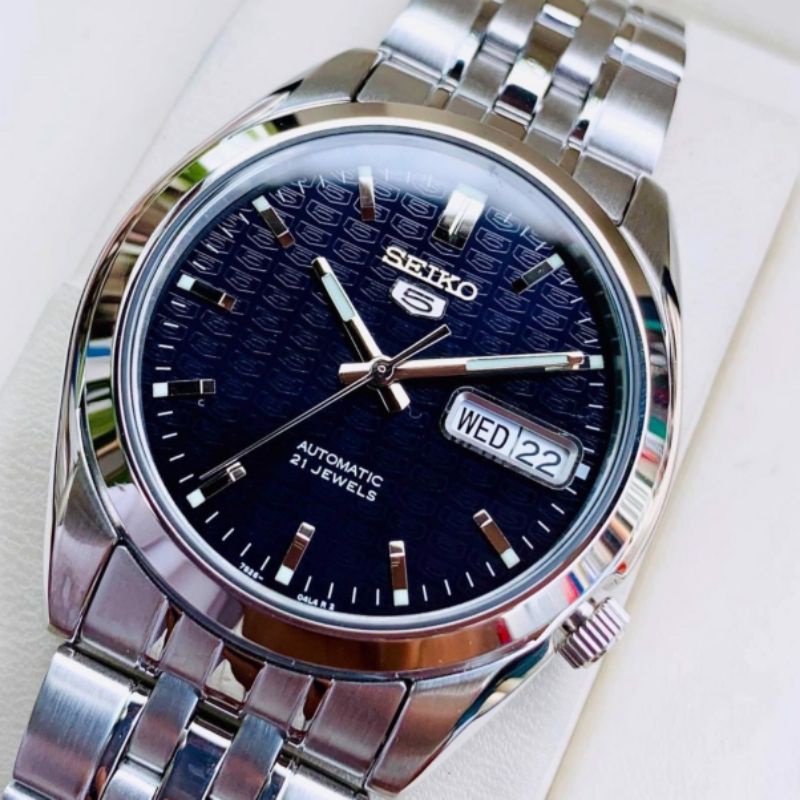 SEIKO 5 Automatic 100% ORIGINAL Dark Blue Dial SNK357K1/SNK357