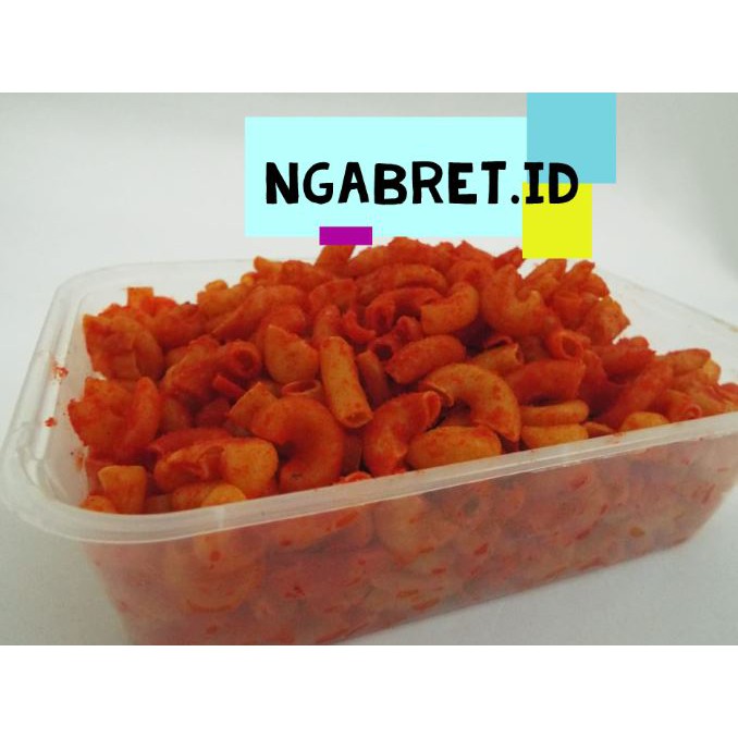 Makaroni / Makaroni Ngabret 200 gram kemasan standing pouch