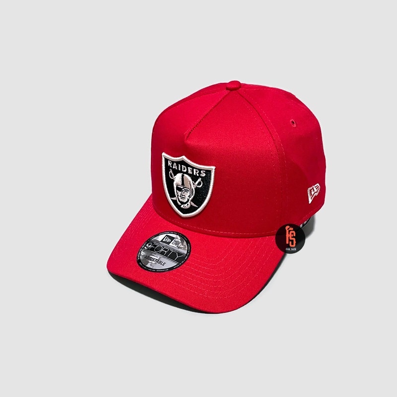 TOPI NEW ERA ORIGINAL A FRAME Q322 LV RAIDERS RED IVORY