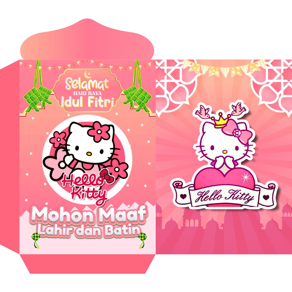 

Amplop Lebaran Idul Fitri Karakter Terbaru | amplop lebaran hello kitty