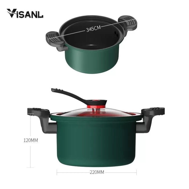 Panci Presto Subron 3.5 liter Teflon Pressure Cooker Totipotent Micro Pressure Cooker Pot Daging Empuk Anti Lengket