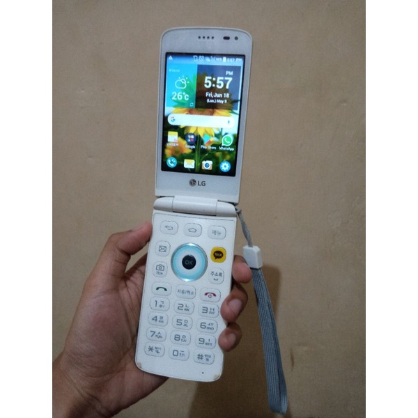 READY - HP ANDROID LIPAT/ HP FLIP/ ANDROID FLIP HP LG ICE CREAM SMART F440L flip phone clamshell