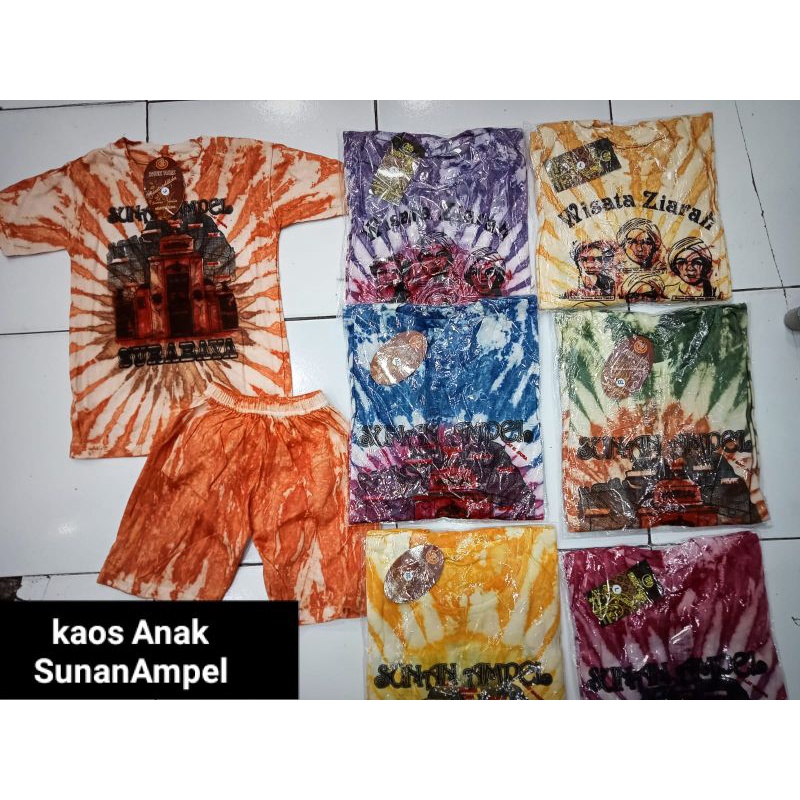 setelan kaos anak sembur sunan Ampel