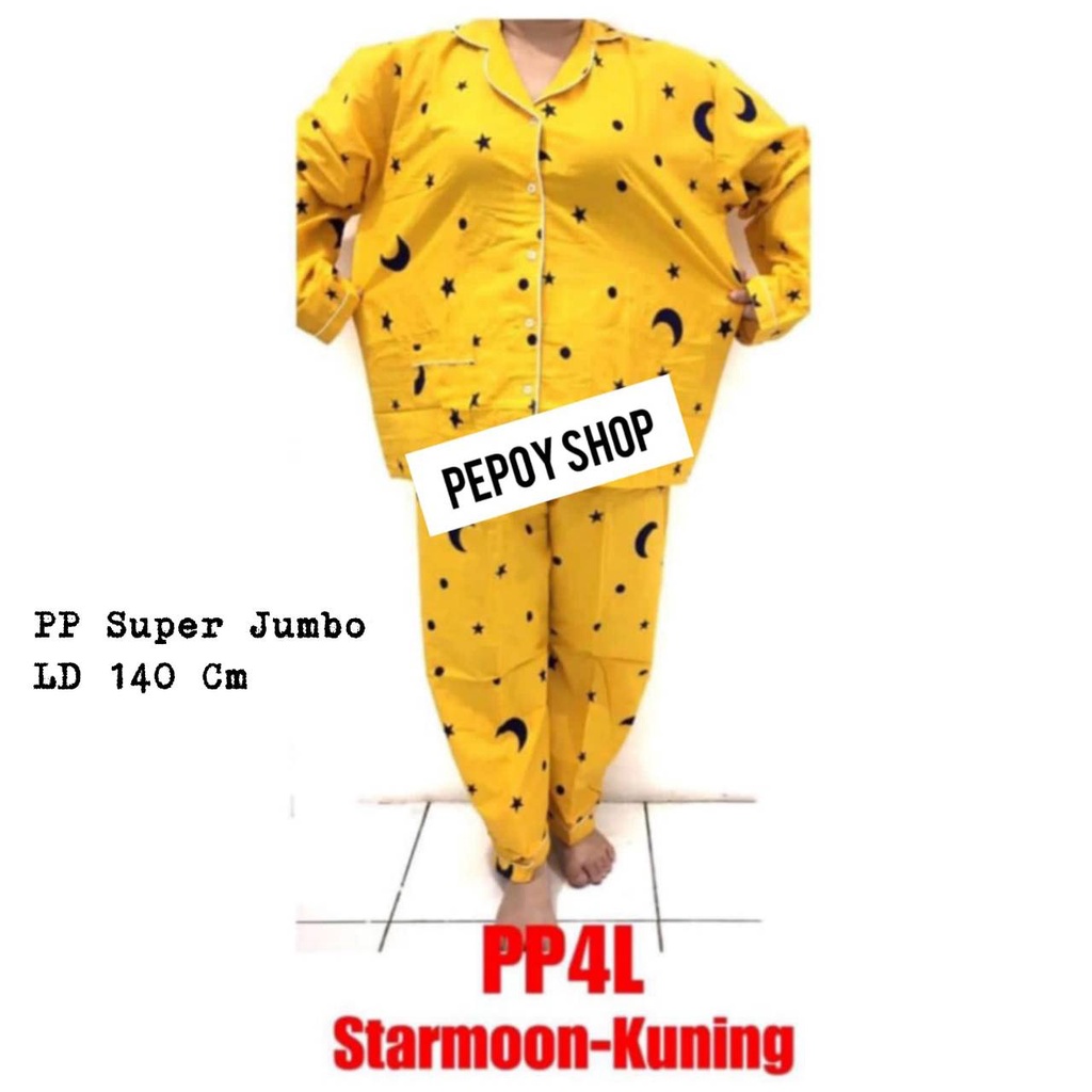 Setelan Piyama Baju Tidur PP Super Jumbo Ld 140 Cm No Tipu Tipu