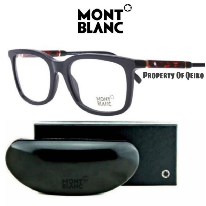 Kacamata Frame Original Mont Blanc MB638-F 005 S54 BLK - Model Elegan