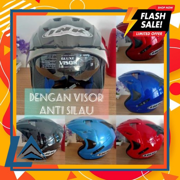 (LA FAVORITE).Helm Basic Ink Double Visor Helm Ink Double Visor Helm JP8 Helm Double Visor