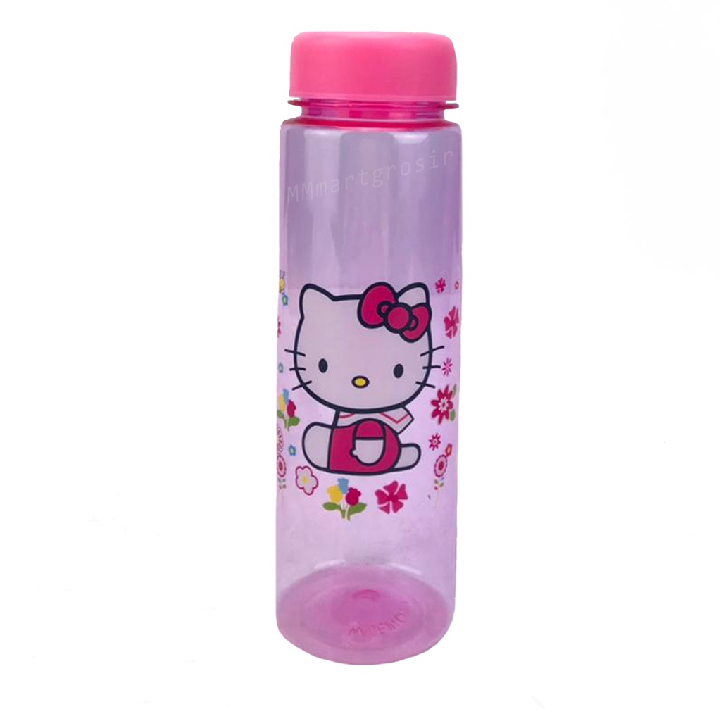 My Bottle/My Bottle Sarung Busa/botol minum/karakter gambar Hello Kitty/Pink Muda / 500ml