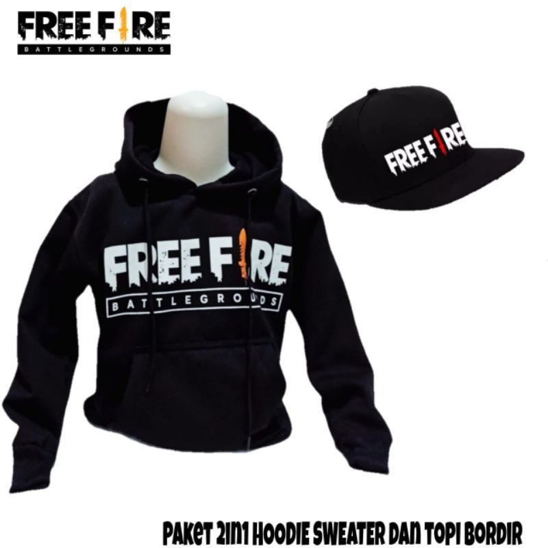 SWEATER HOODIE ANAK FREE FIRE - SWEATER ANAK