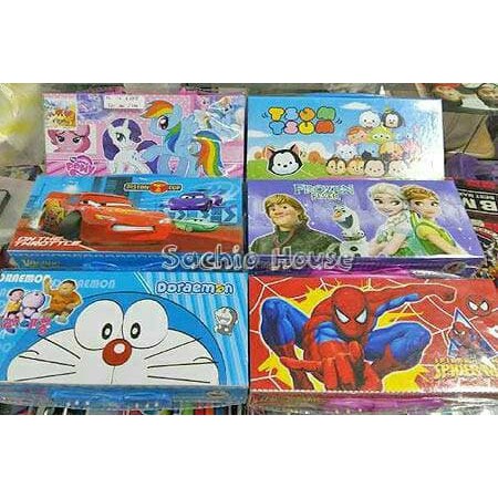 

Kotak tempat pensil karakter PIN/Password susun 3 D