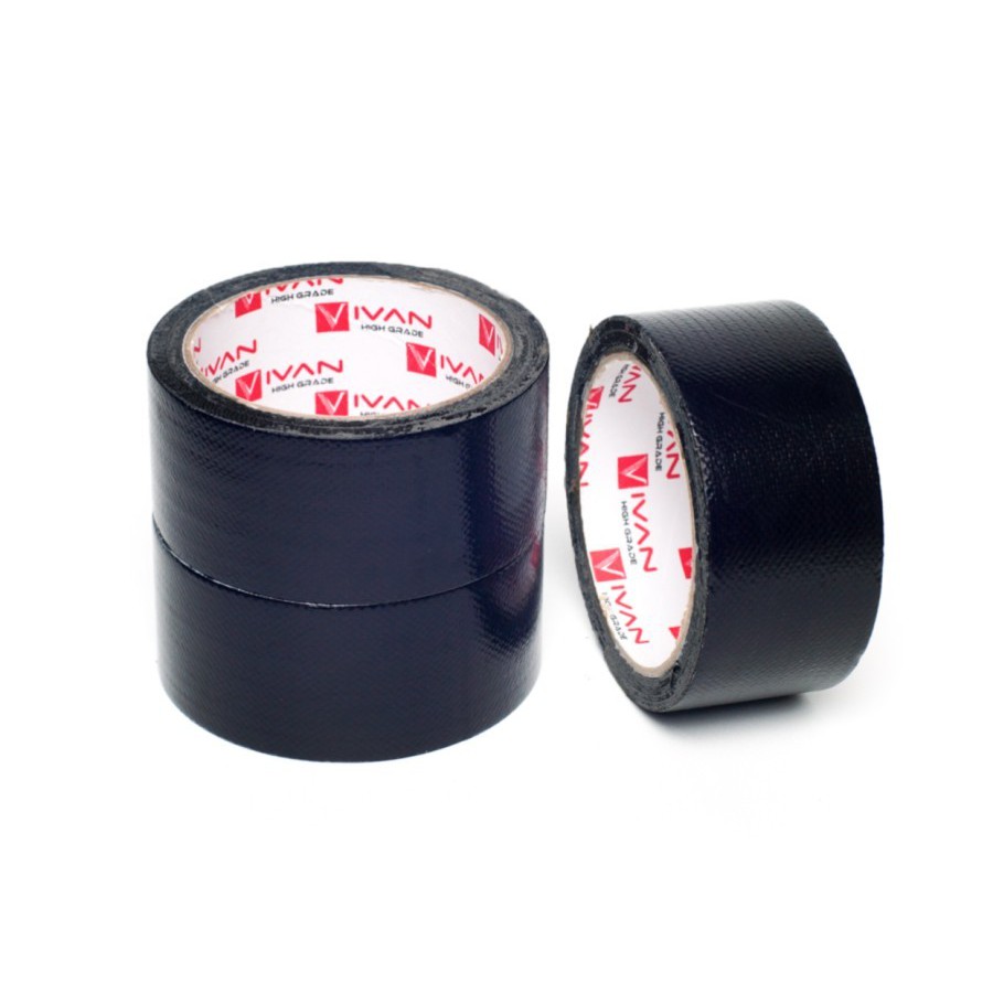 LAKBAN KAIN HITAM 9 METER CLOTH TAPE 48mm x 9m SELOTIP HITAM 9 METER