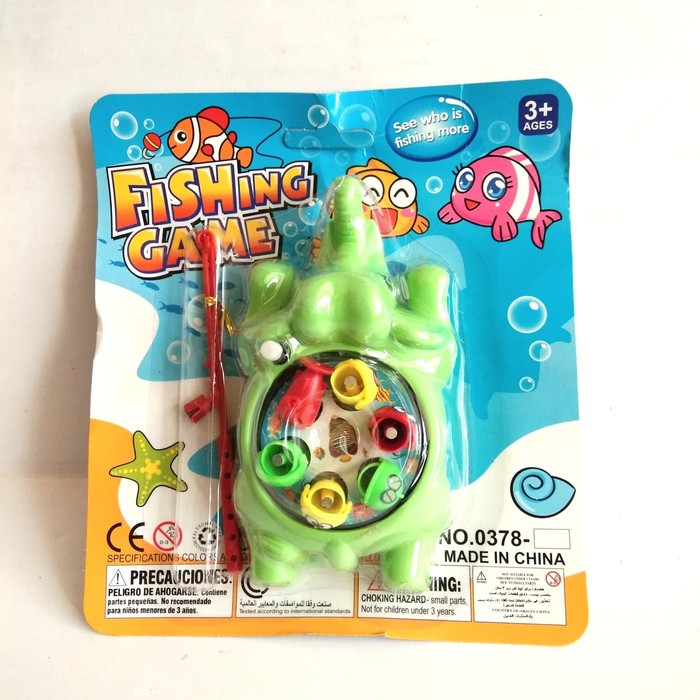 Mainan Anak Pancingan Ikan Putar Fun Magnetic Fishing Game Kail Pancing Memancing