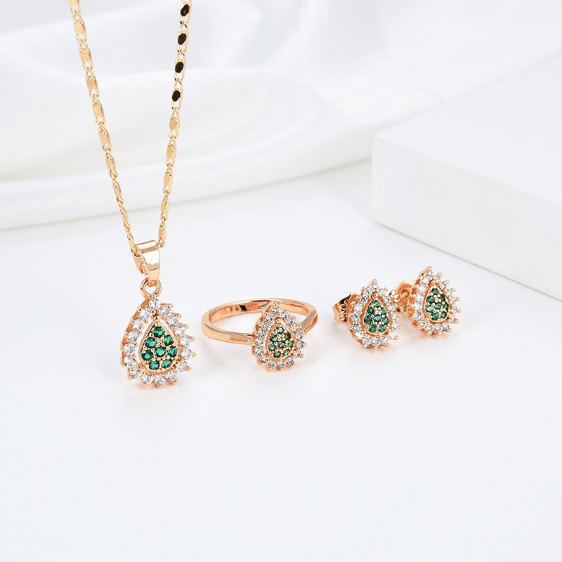 Set Perhiasan Titanium Wanita Lapis Emas Silver Anti Karat Asli Dewasa Murah Korea Gelang Dan Cincin Perak Antikarat Termurah Tidak Luntur Untuk 18K 43