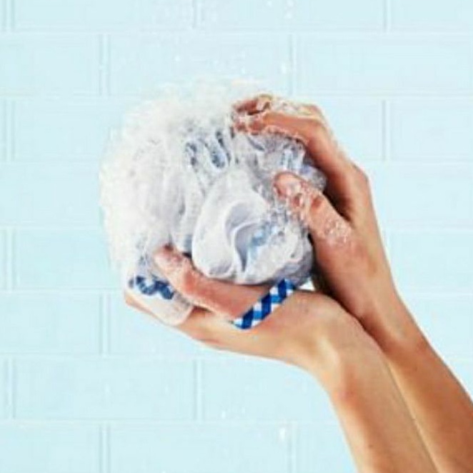 SEPHORA VICTORIA'S SECRET VS SHOWER PUFF SPONGE BATH FLOWER LOOFAH