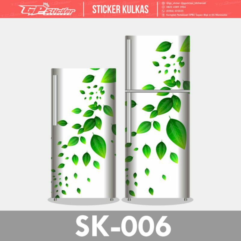 

STICKER KULKAS CUSTOM / MOTIF LAMINASI