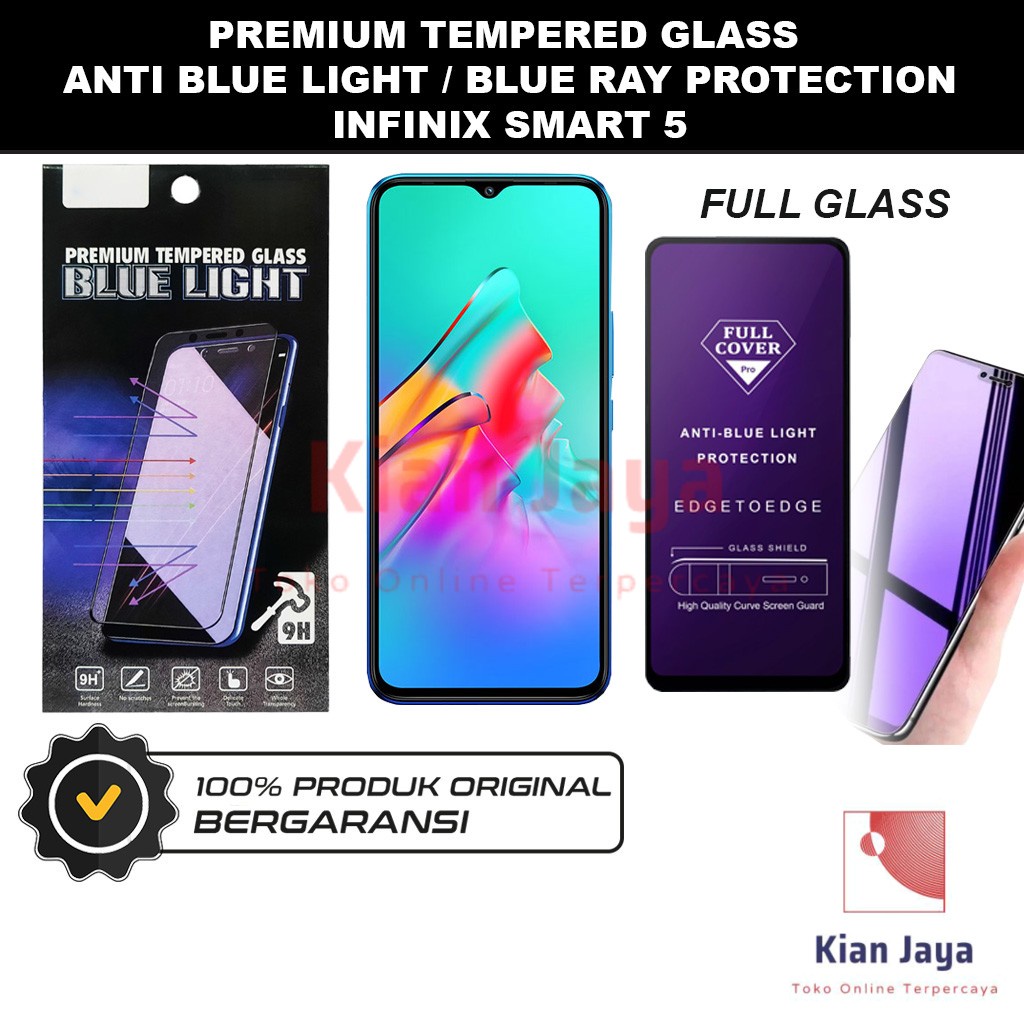 Tempered Glass Infinix Smart 5 Anti Blue Light Hp Temper Anti Gores