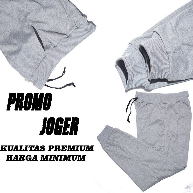 joger trackpants pria#training unisex#Saku Resleting