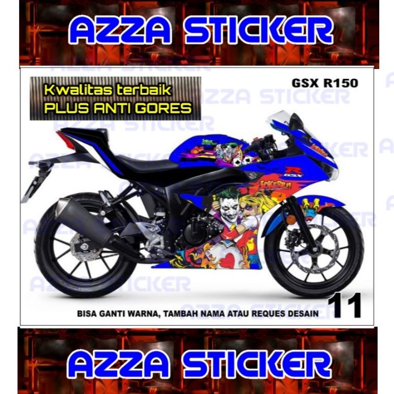 Stiker Dekal Gsx R150 Striping Motor Gsx R150 Full Sticker Decal Gsx R150 Full Stiker Gsx R150 Dekal