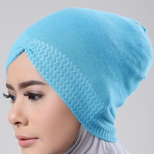 GROSIR Ciput rajut kerut polos anti pusing termurah (ciput yusie)