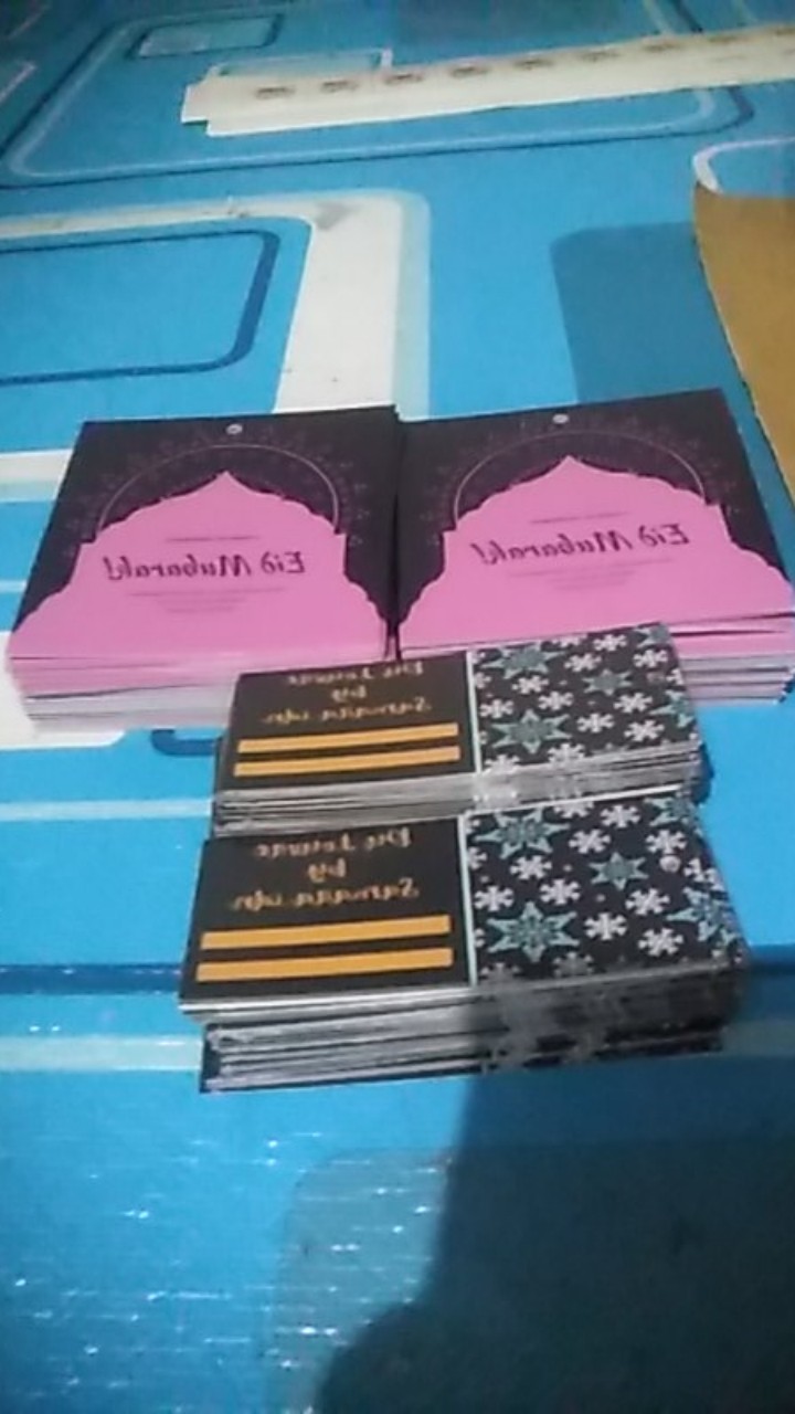 Hang Tag Custom Hangtag Label Merek Baju Jilbab Hijab Thrift 100 Pcs