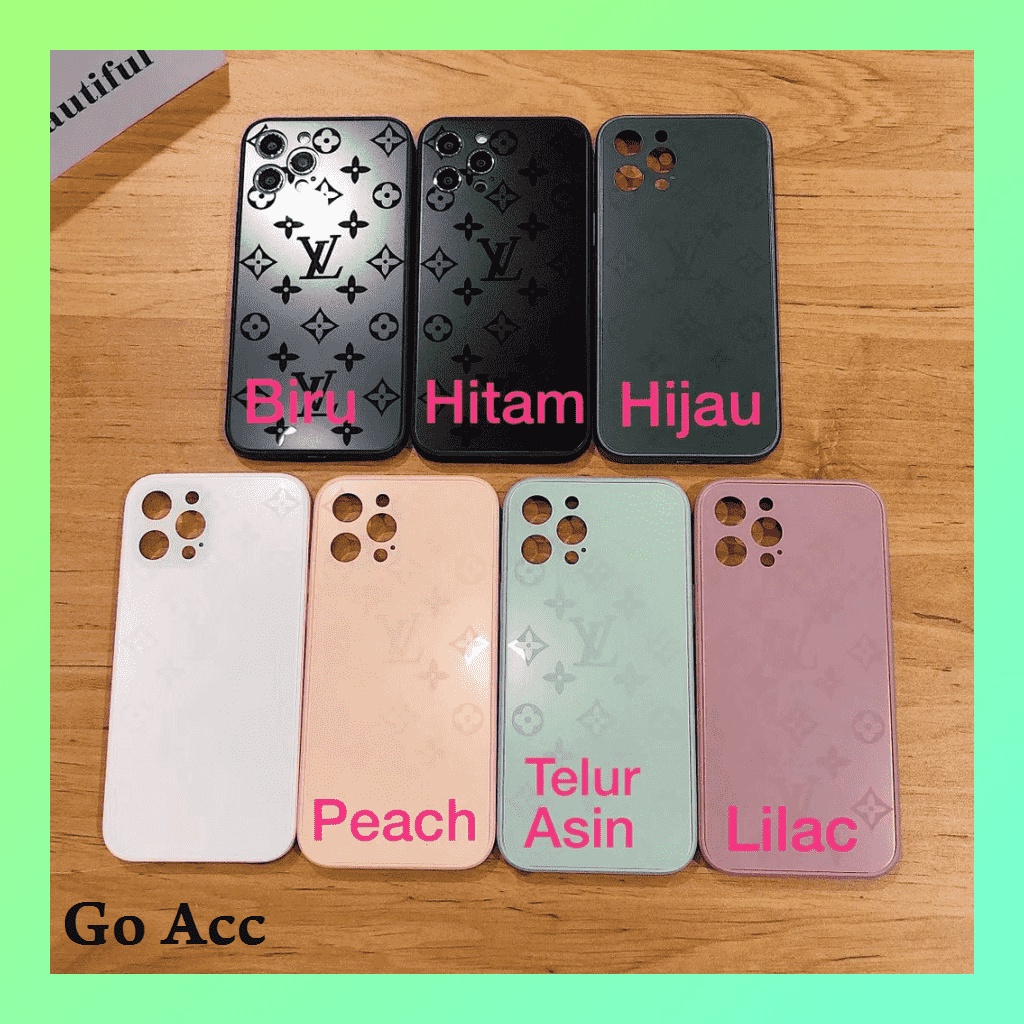 Casing Mewah LV Iphone 7 8 SE 7+ 8+ X Xs Xr Xs Max 11 Pro Max FH01