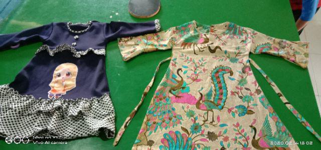 Batik Kapel Kuarga/batik Couple Keluarga Anak