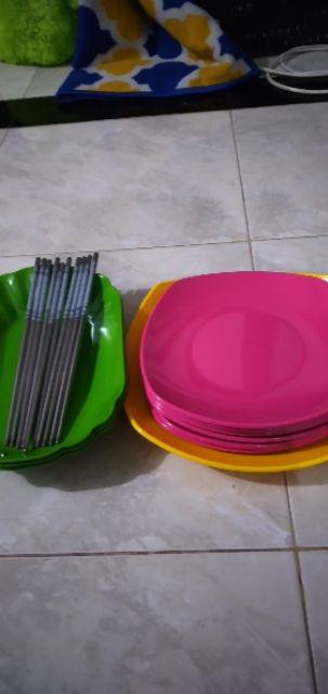 10 Pcs Liang Zhi Sheng Stainless Steel Chopsticks - Motif