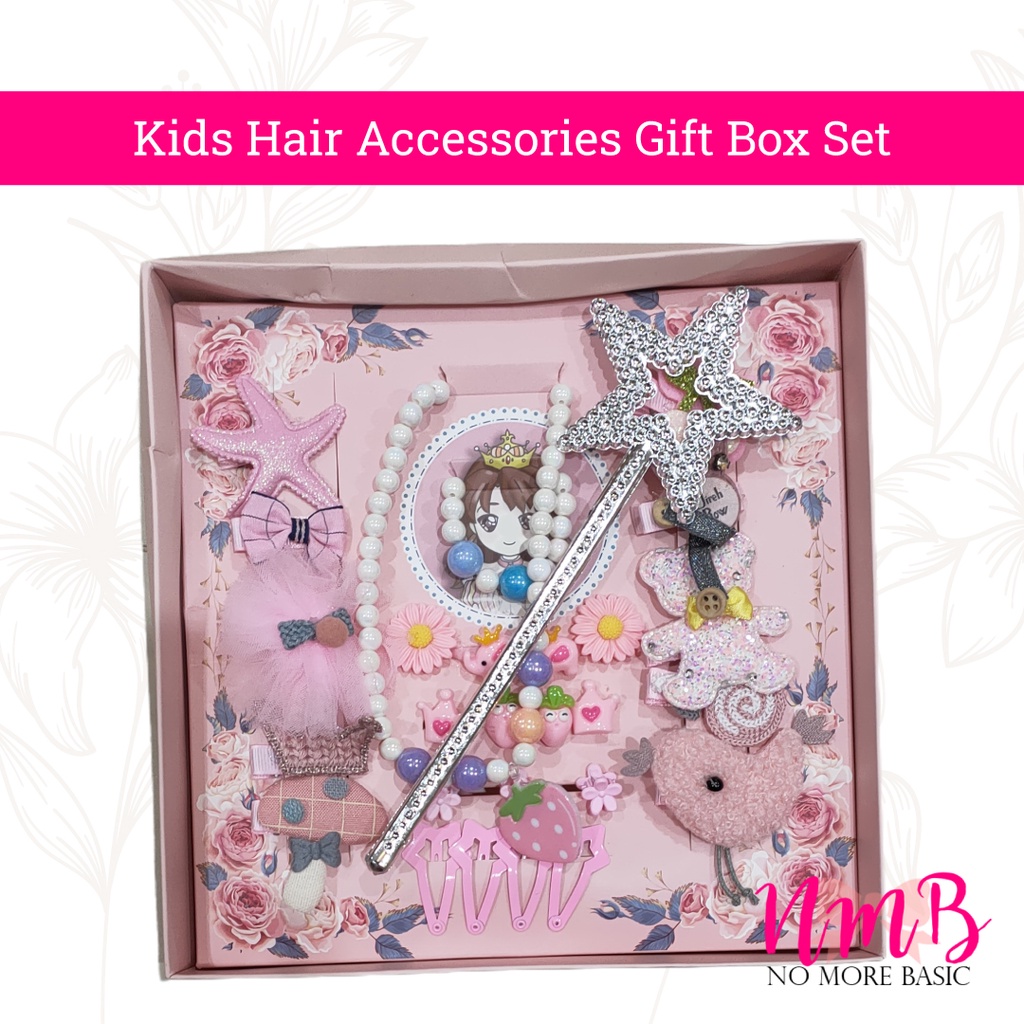 Jepitan Rambut Anak Set Box Kids Hair Accessories Gift Box Set