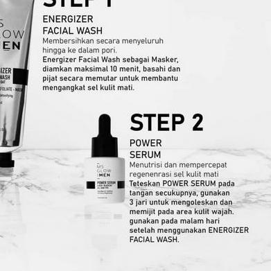 ➷ MS GLOW FOR MEN PRODUK MS GLOW MEN ENERGIZER FACIAL WASH MS GLOW MEN POWER SERUM ✧