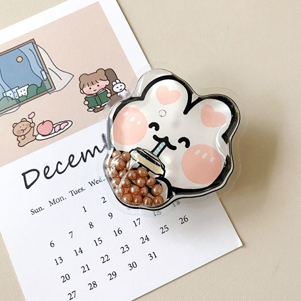 iring boba milk tea phone holder cartoon boba shp032 ( 3F2)